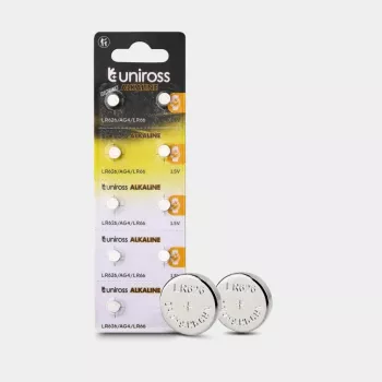 Uniross elem - LR66 / LR626 - 10 darabos bliszter
