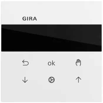 Gira S3000 redőny- és kapcsolóóra kijelzővel, System 70 (536670)