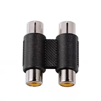 Gembird adapter 2 x RCA aljzat - 2 x RCA aljzat (csatlakozó)