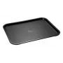 APS gyorséttermi tálca 350 x 270 mm, magasság 20 mm, polipropilén, fekete (531)