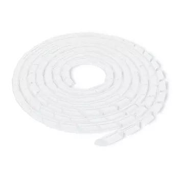 Qoltec kábelrendező 6 mm 10,0 m fehér