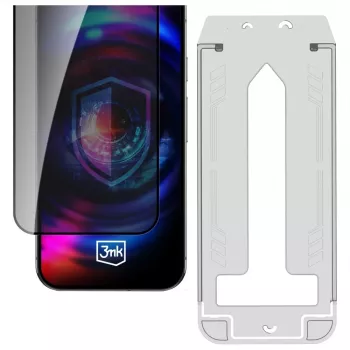 3mk HardGlass Max Privacy üveg felszerelővel Samsung Galaxy A26 5G (3M008305)