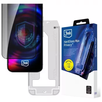 3mk HardGlass Max Privacy üvegfólia applikátorral Samsung Galaxy S24+ / S25+ készülékhez (3M008310)