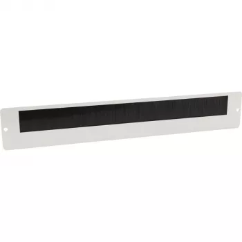 Getfort kefés kábelátvezető fali rackszekrényekhez, 340 mm, szürke