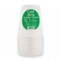 Gogreen Go Green környezetbarát pohár 350 ml, 10 db, fehér