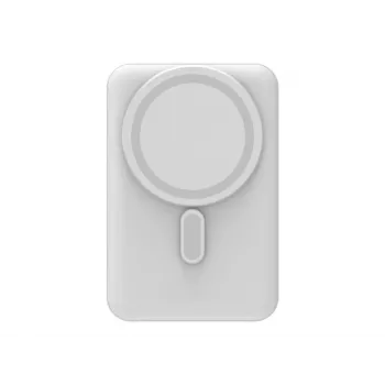 mophie Essentials mágneses vezeték nélküli powerbank 10K állvánnyal, fehér (401118084)