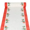 PAPSTAR karácsonyi asztalfutó Plain Christmas Trees airlaid anyagból, tekercsen, méretek: (sz)400 mm x (h)24 m