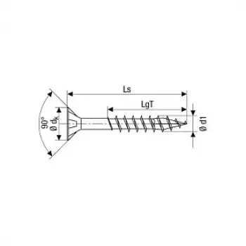 SPAX univerzális csavarok T30, 6 x 140 mm, 100 db