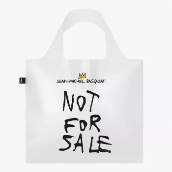 LOQI Basquiat táska – Not for Sale (áttetsző)