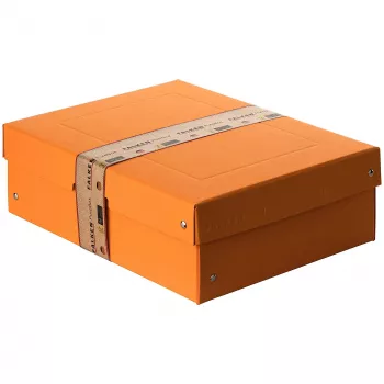 FALKEN PURE tárolódoboz 1250 lap pasztellnarancs 24,0 x 32,0 x 10,0 cm