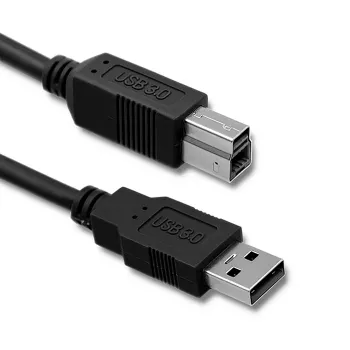 Qoltec USB 3.0 nyomtatókábel, USB-A dugó USB-B dugóra, 2 m (52309)