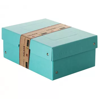 FALKEN PURE tárolódoboz 1250 lap pasztellkék 18,0 x 25,0 x 10,0 cm