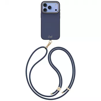 UNIQ Coehl Mirelle tok iPhone 18 Pro / 17 Pro készülékhez, mágneses töltés, kék