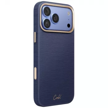 UNIQ Coehl Mirelle tok iPhone 18 Pro Max / 17 Pro Max készülékhez, mágneses töltés, kék