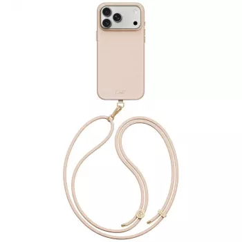 UNIQ Coehl Mirelle tok iPhone 18 Pro Max / 17 Pro Max készülékhez, mágneses töltés, rózsaszín