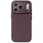 Decoded Leather Backcover – bőrtok iPhone 18 Pro / 17 Pro készülékhez, MagSafe-kompatibilis (chocolat brown)
