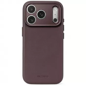 Decoded Leather hátlap – bőrtok iPhone 18 Pro Max / 17 Pro Max, MagSafe-kompatibilis (chocolat brown)