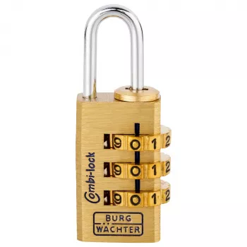 Burg-Wächter Combi-Lock 80 15M kombinációs lakat, arany