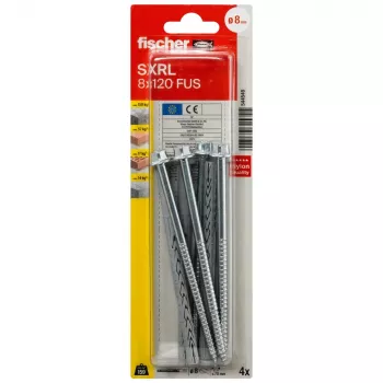 Fischer 544549 SXRL 8 x 120 FUS K NV hosszúszárú dübel, 120 mm