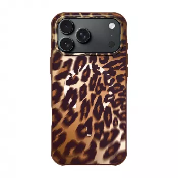 Laut Huex Wave tok iPhone 18 Pro / 17 Pro készülékhez, MagSafe, Mocha Leopard