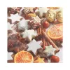 PAPSTAR „Cinnamon Stars” karácsonyi szalvéta 330 x 330 mm, nyomott, 1/4 hajtás, 3 rétegű