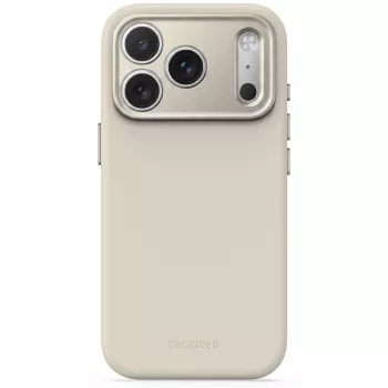 Decoded AntiMicrobial szilikon hátlap tok iPhone 18 Pro Max / 17 Pro Max készülékhez, MagSafe, Pebble Grey