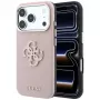 Guess genarált & nagy resin logós tok iPhone 18 Pro / 17 Pro készülékhez, rózsaszín
