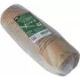PAPSTAR pure leveses pohár, kerek, 350 ml, barna, fehérítetlen frissrostos karton bio bevonattal