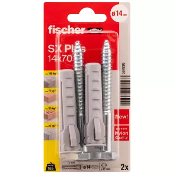 Fischer SX Plus tipli 70 mm 14 mm 567830 2 db