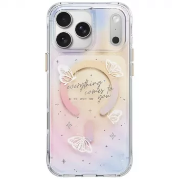 UNIQ Coehl Ellie tok iPhone 18 Pro Max / 17 Pro Max-hoz, mágneses töltés, Prism Bloom