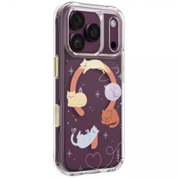 UNIQ Coehl Elysie tok iPhone 18 Pro / 17 Pro-hoz, mágneses töltés, Whiskered Dreams