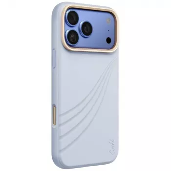 UNIQ Coehl Serina tok iPhone 18 Pro Max / 17 Pro Max készülékhez, mágneses töltés, kék