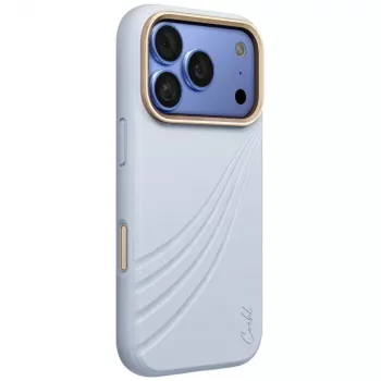UNIQ Coehl Serina tok iPhone 18 Pro / 17 Pro készülékhez, mágneses töltés, kék