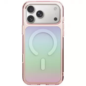 UNIQ Coehl Estelle tok iPhone 18 Pro / 17 Pro készülékhez, mágneses töltés, rózsaszín