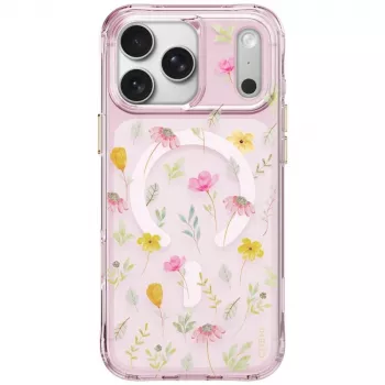 UNIQ Coehl Evie tok iPhone 18 Pro Max / 17 Pro Max készülékhez, mágneses töltés, rózsaszín