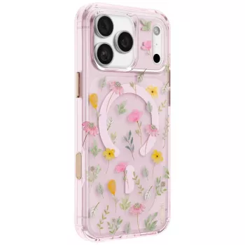 UNIQ Coehl Evie tok iPhone 18 Pro Max / 17 Pro Max készülékhez, mágneses töltés, rózsaszín
