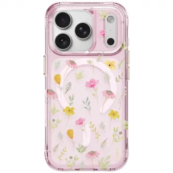UNIQ Coehl Evie tok iPhone 18 Pro / 17 Pro-hoz, mágneses töltés, rózsaszín