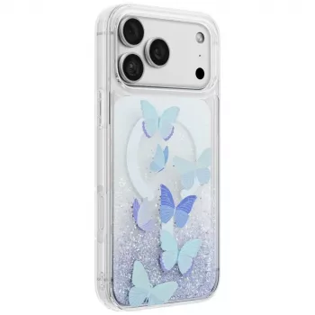 UNIQ Coehl Aria tok iPhone 18 Pro Max / 17 Pro Max készülékhez, mágneses töltés, kék