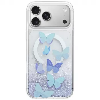 UNIQ Coehl Aria tok iPhone 18 Pro Max / 17 Pro Max készülékhez, mágneses töltés, kék