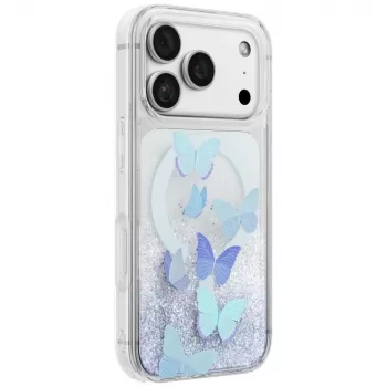 UNIQ Coehl Aria tok iPhone 18 Pro / 17 Pro készülékhez, mágneses töltés, kék