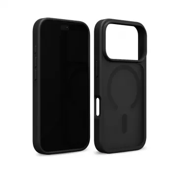 Crong Matte Magnetic MagSafe tok iPhone 18 Pro Max / 17 Pro Max készülékhez, fekete