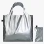 LOQI Metallic táska – ezüst