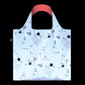 LOQI Moomin táska – Family Pattern (fényvisszaverő)