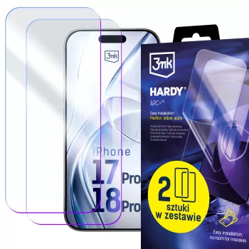 3mk Hardy ARC+ 4 rétegű kijelzővédő fólia Apple iPhone 17 Pro / 18 Pro-hoz