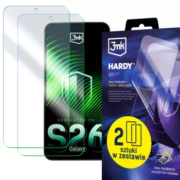 3mk Hardy ARC+ 4 rétegű kijelzővédő fólia Samsung Galaxy S26-hoz