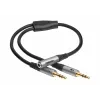 celexon Professional 2x sztereó jack audioadapter, M/F