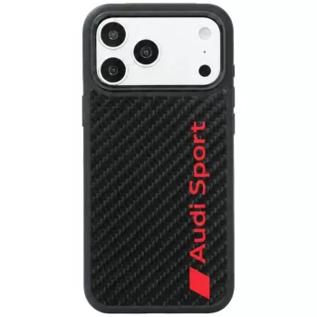 Audi R8 karbonszálas MagSafe tok iPhone 18 Pro Max / 17 Pro Max készülékhez, fekete