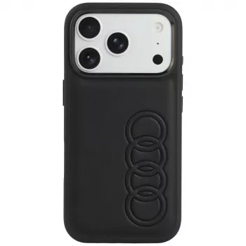 Audi TT műbőr MagSafe tok iPhone 18 Pro / 17 Pro készülékhez, fekete