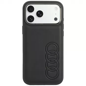 Audi TT műbőr MagSafe tok iPhone 18 Pro Max / 17 Pro Max készülékhez, fekete