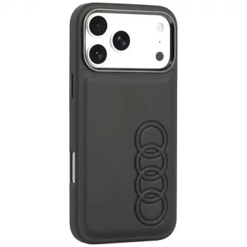Audi TT műbőr MagSafe tok iPhone 18 Pro Max / 17 Pro Max készülékhez, fekete